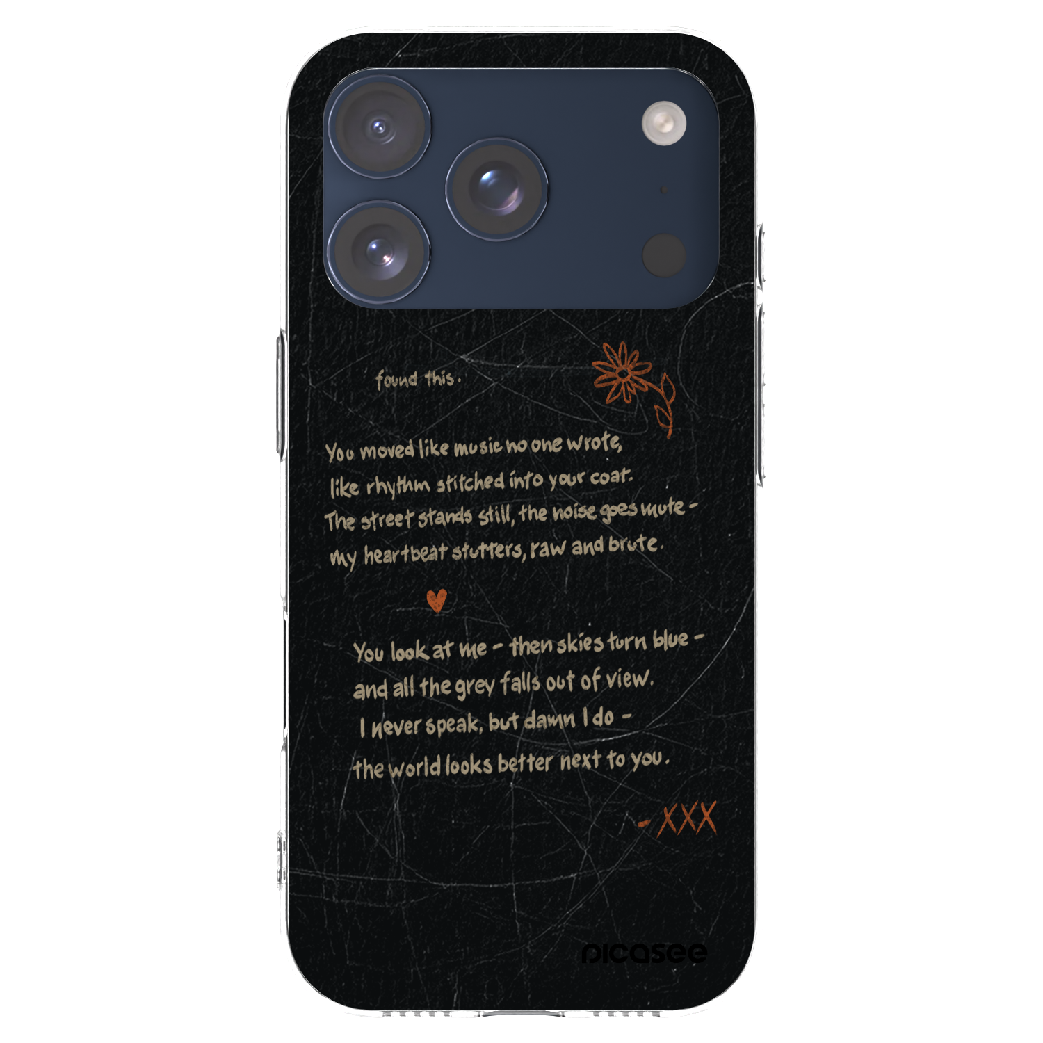 Picasee silikonski prozorni ovitek za Apple iPhone 17 Pro - POET