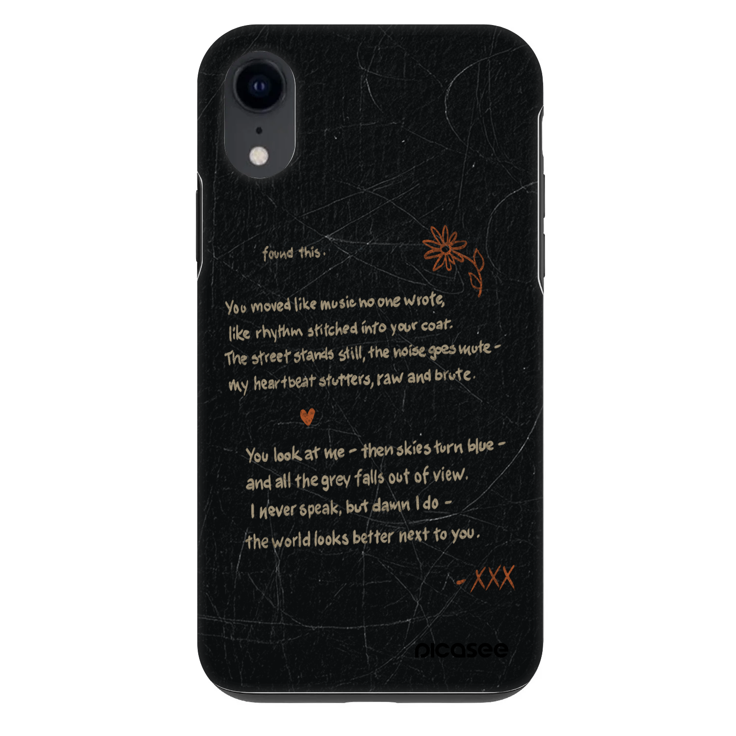 Picasee Fashion Case za Apple iPhone XR - POET