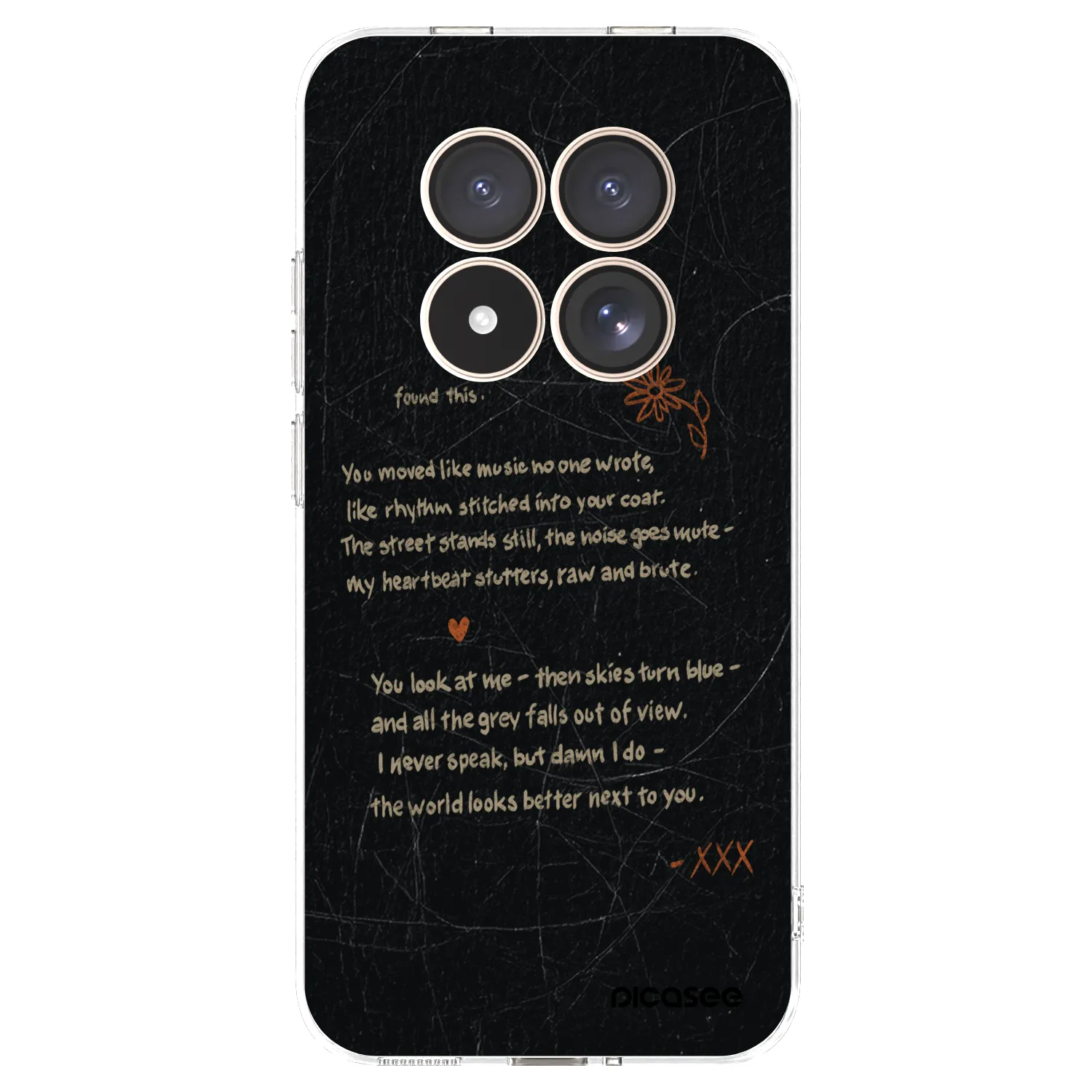 Picasee silikonski prozorni ovitek za Xiaomi Redmi Note 15 Pro 4G - POET