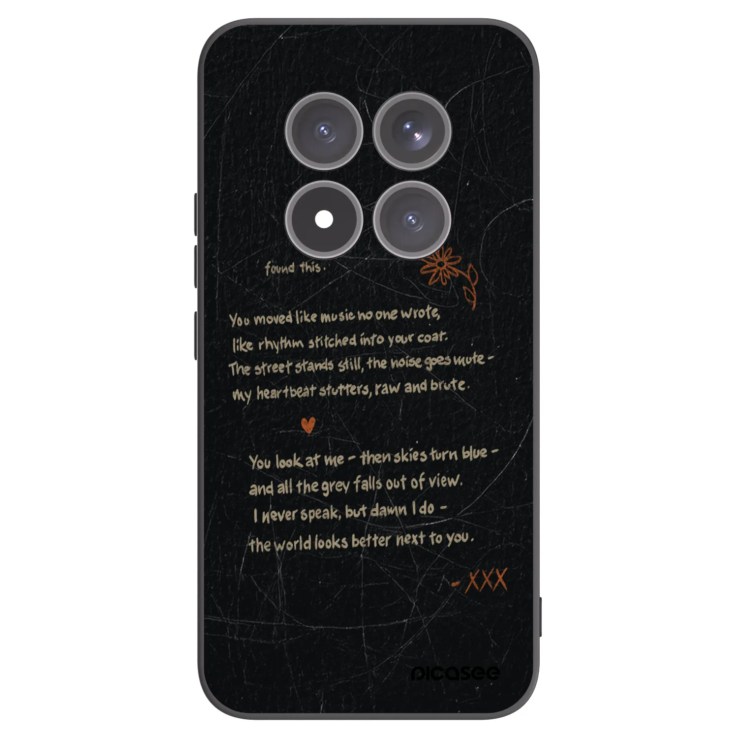 Picasee silikonski črni ovitek za Xiaomi Redmi Note 15 Pro+ - POET
