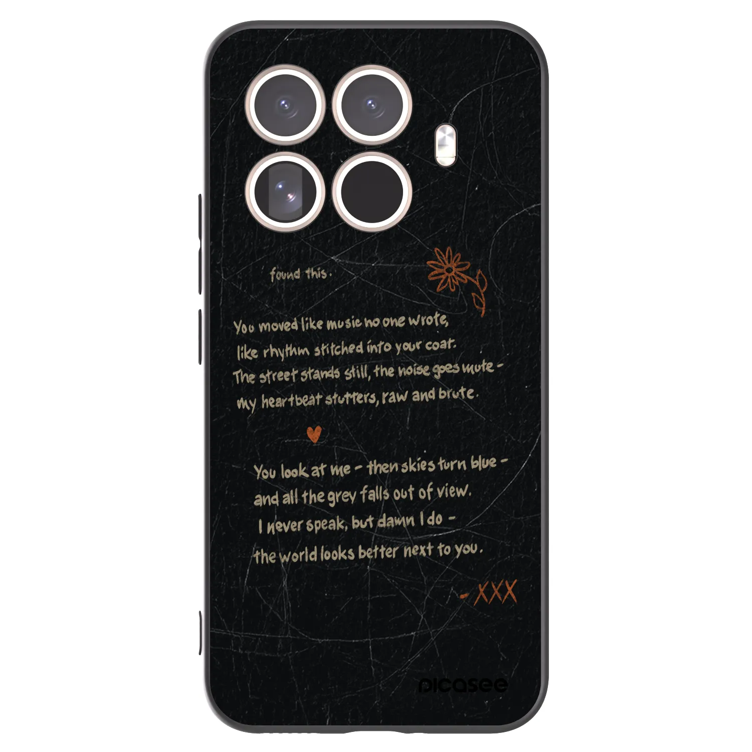 Picasee silikonski črni ovitek za Xiaomi 15T Pro - POET