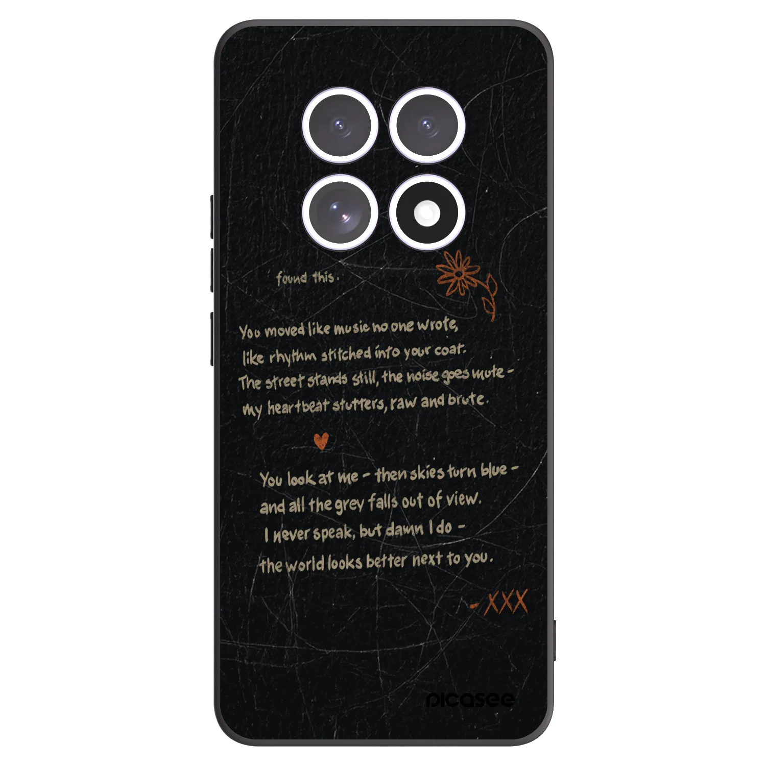 Picasee silikonski črni ovitek za Xiaomi Redmi Note 15 - POET