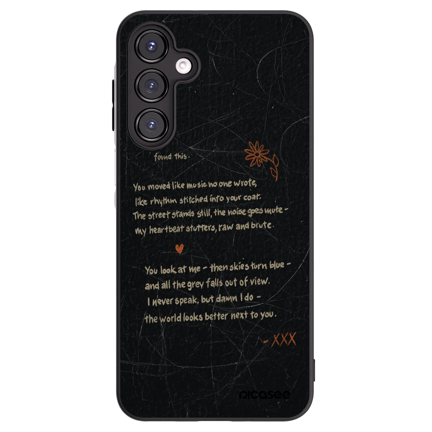 Picasee silikonski črni ovitek za Samsung Galaxy A16 4G - POET