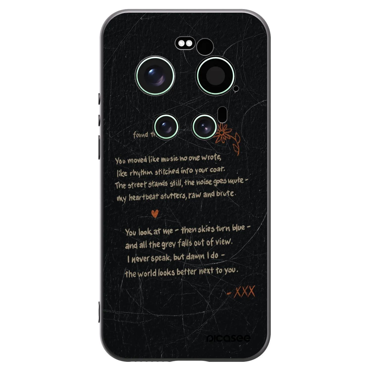 Picasee silikonski črni ovitek za Xiaomi 17 Ultra - POET