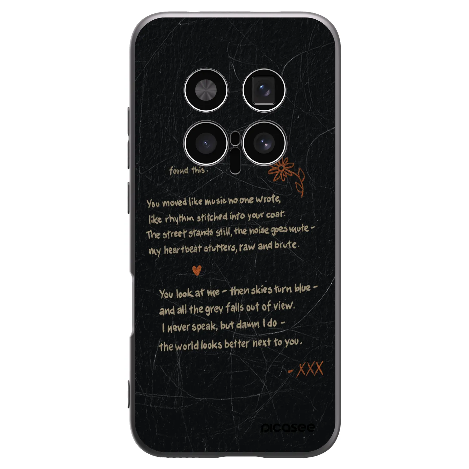 Picasee silikonski črni ovitek za Honor Magic8 Pro 5G - POET
