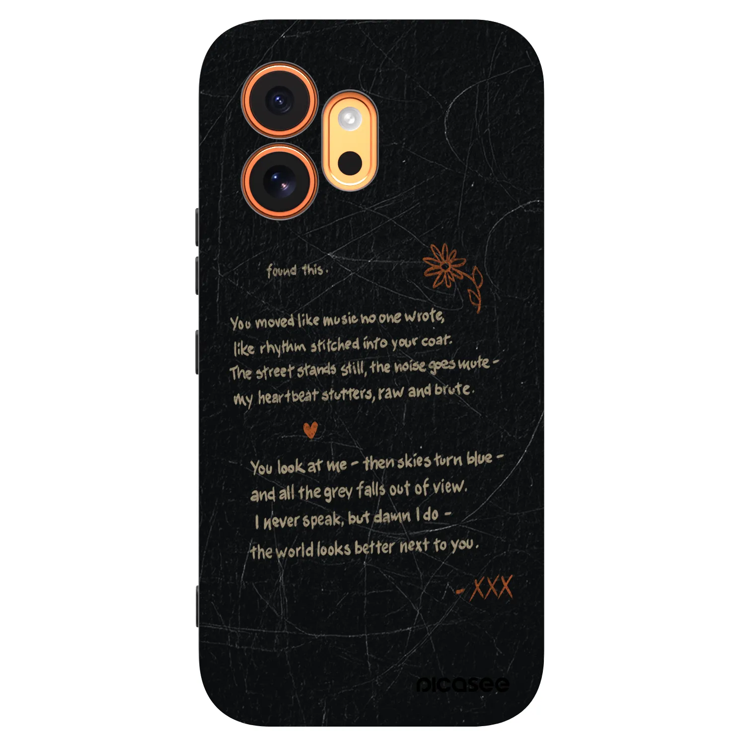 Picasee silikonski črni ovitek za Honor 600 - POET