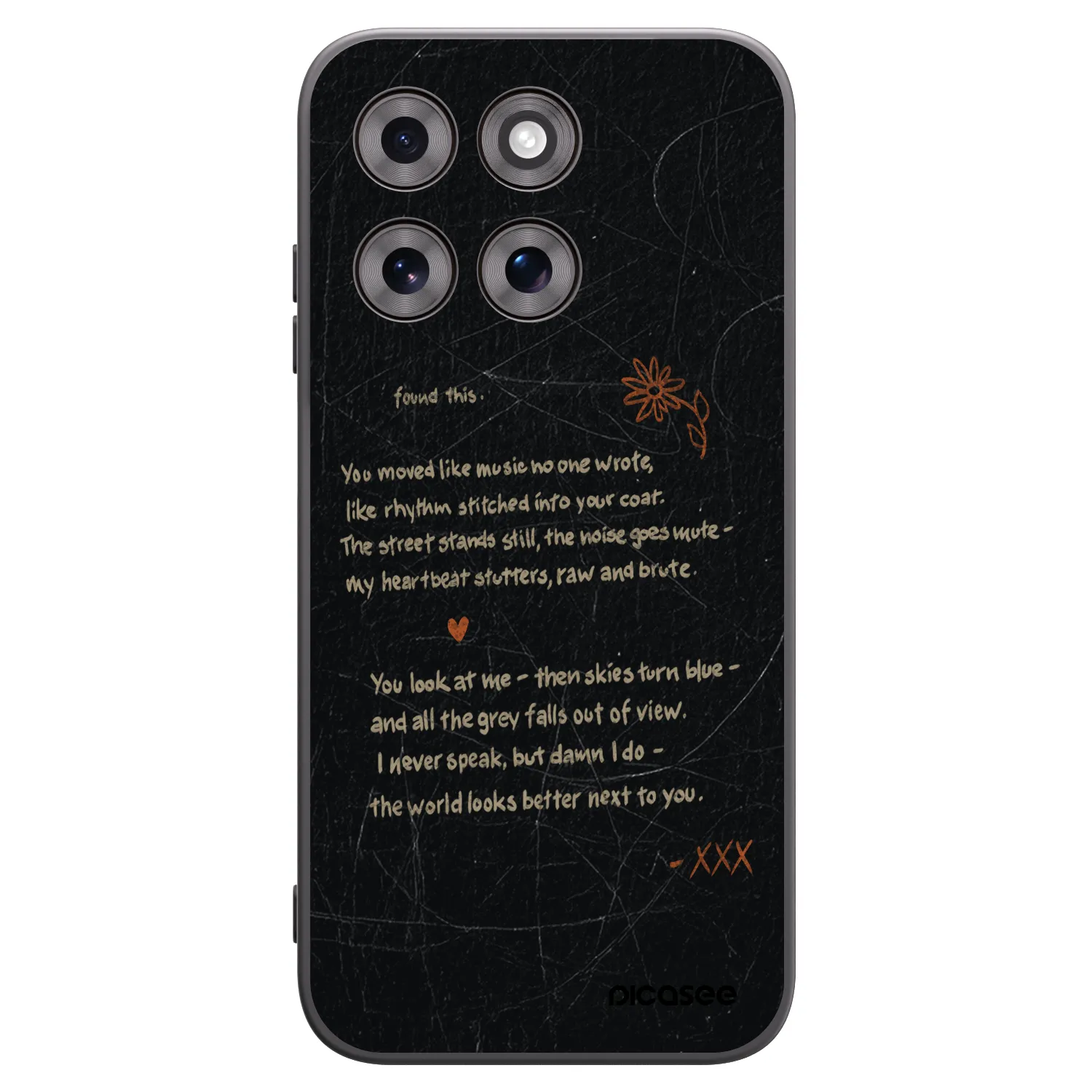 Picasee silikonski črni ovitek za Motorola Moto G77 - POET