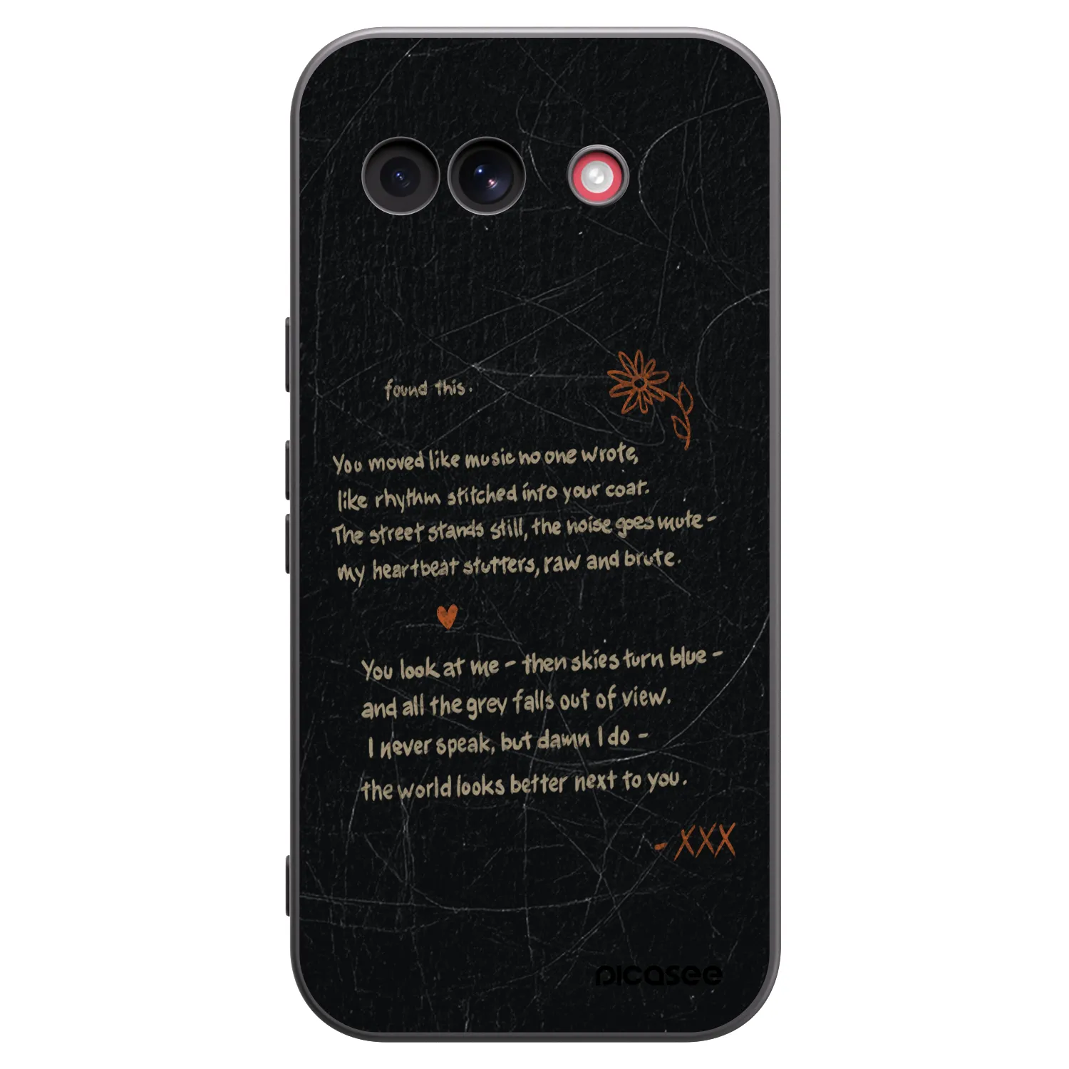 Picasee silikonski črni ovitek za Google Pixel 10a - POET