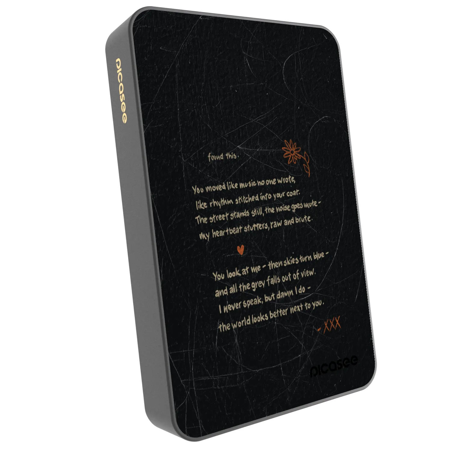 Picasee Prenosna baterija z MagSafe 10 000 mAh Siva - POET