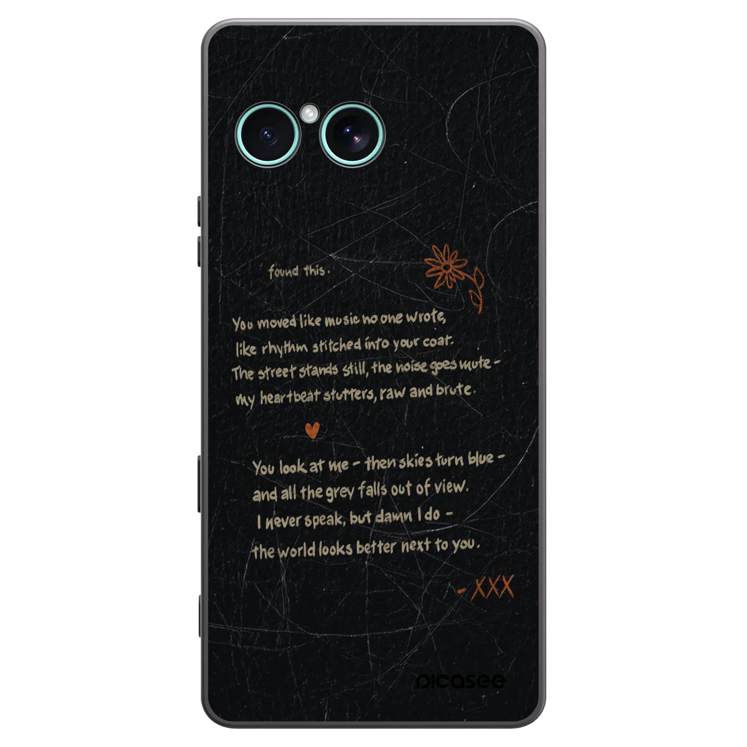 Picasee silikonski črni ovitek za Sony Xperia 10 VII - POET