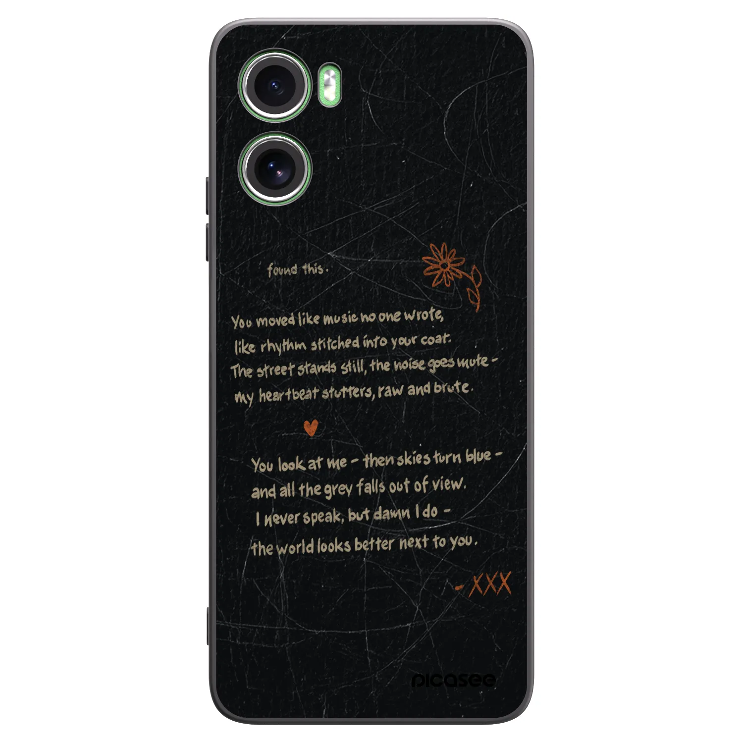 Picasee silikonski črni ovitek za Motorola Moto G06 - POET