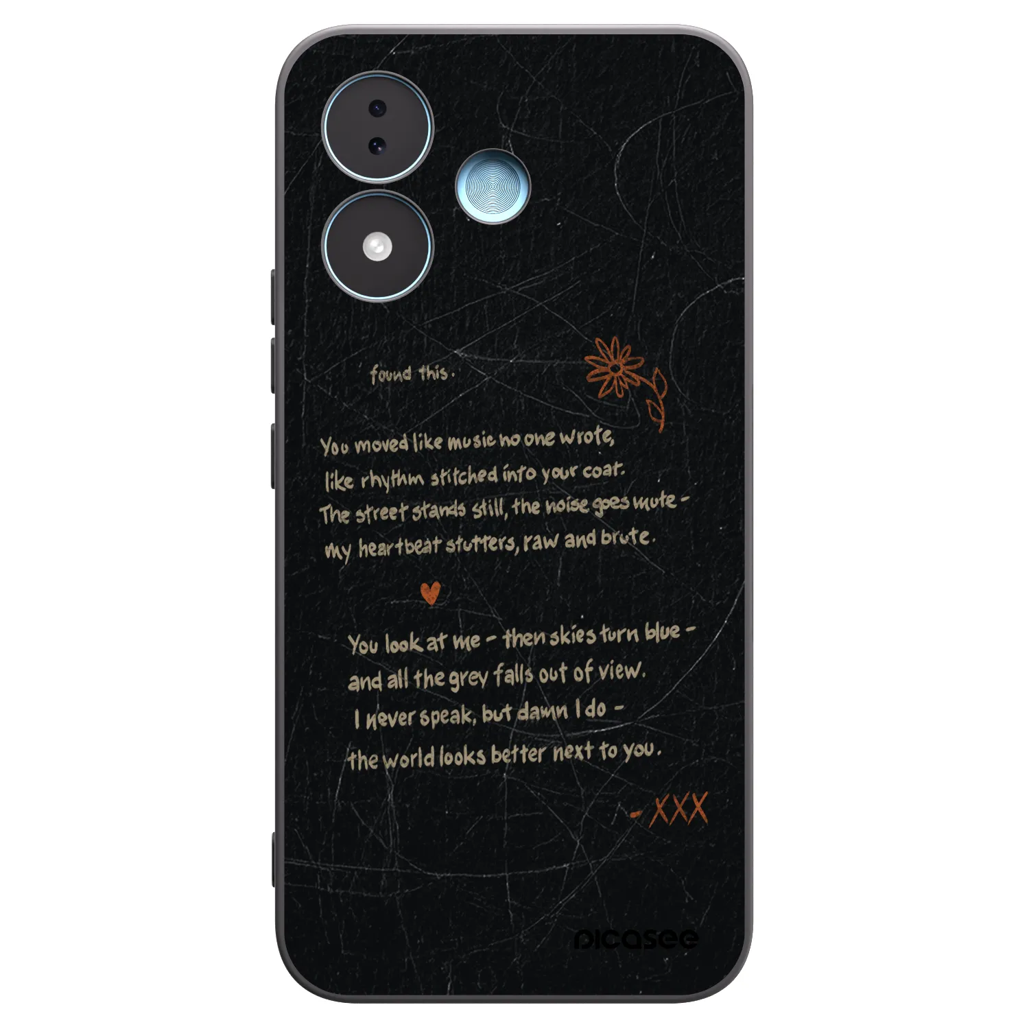 Picasee silikonski črni ovitek za Xiaomi Redmi Note 17 5G - POET