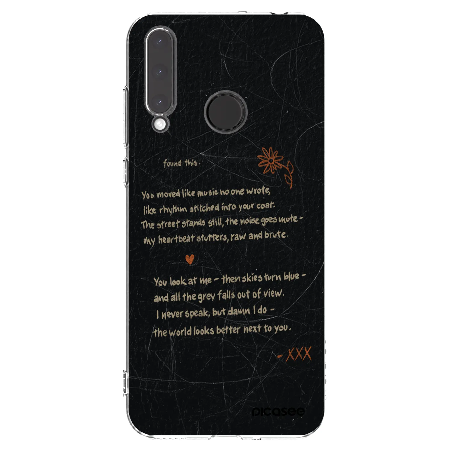 Picasee silikonski prozorni ovitek za Honor 20 Lite - POET