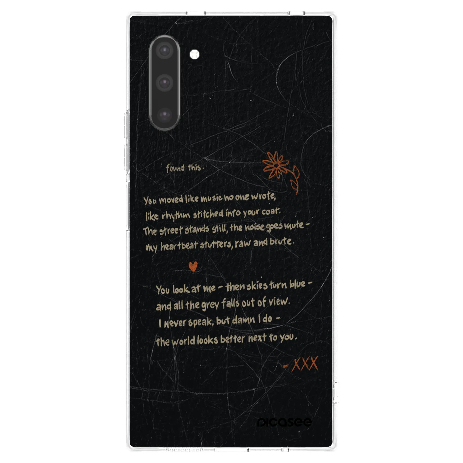 Picasee silikonski prozorni ovitek za Samsung Galaxy Note 10 N970F - POET