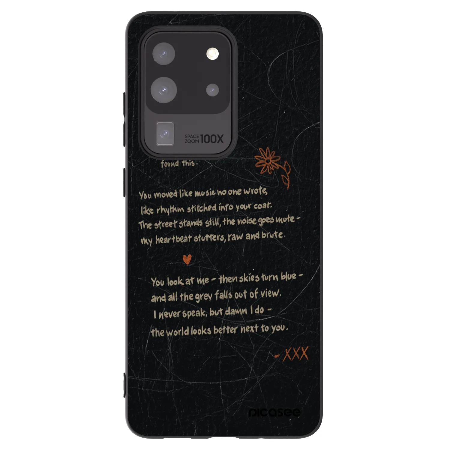 Picasee silikonski črni ovitek za Samsung Galaxy S20 Ultra 5G G988F - POET