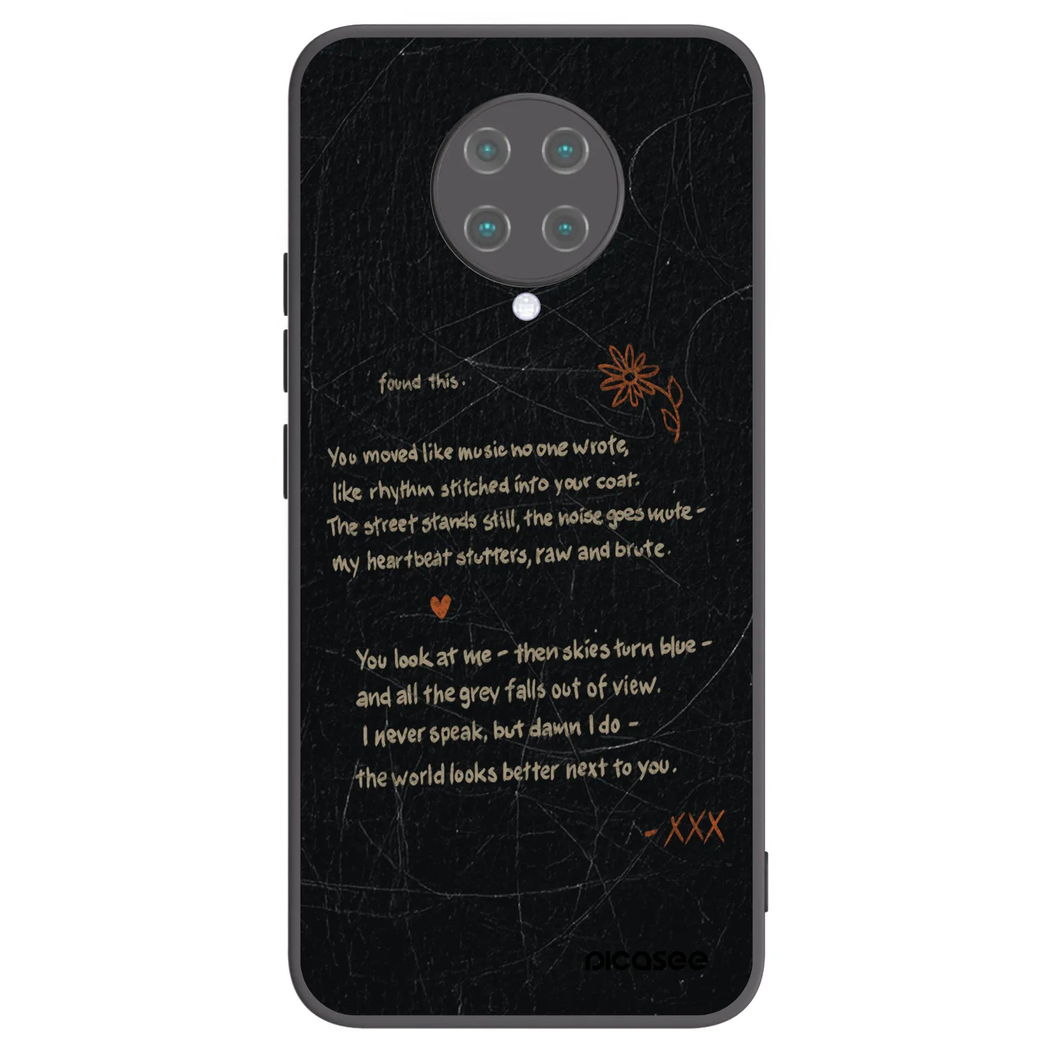 Picasee silikonski črni ovitek za Xiaomi Poco F2 Pro - POET