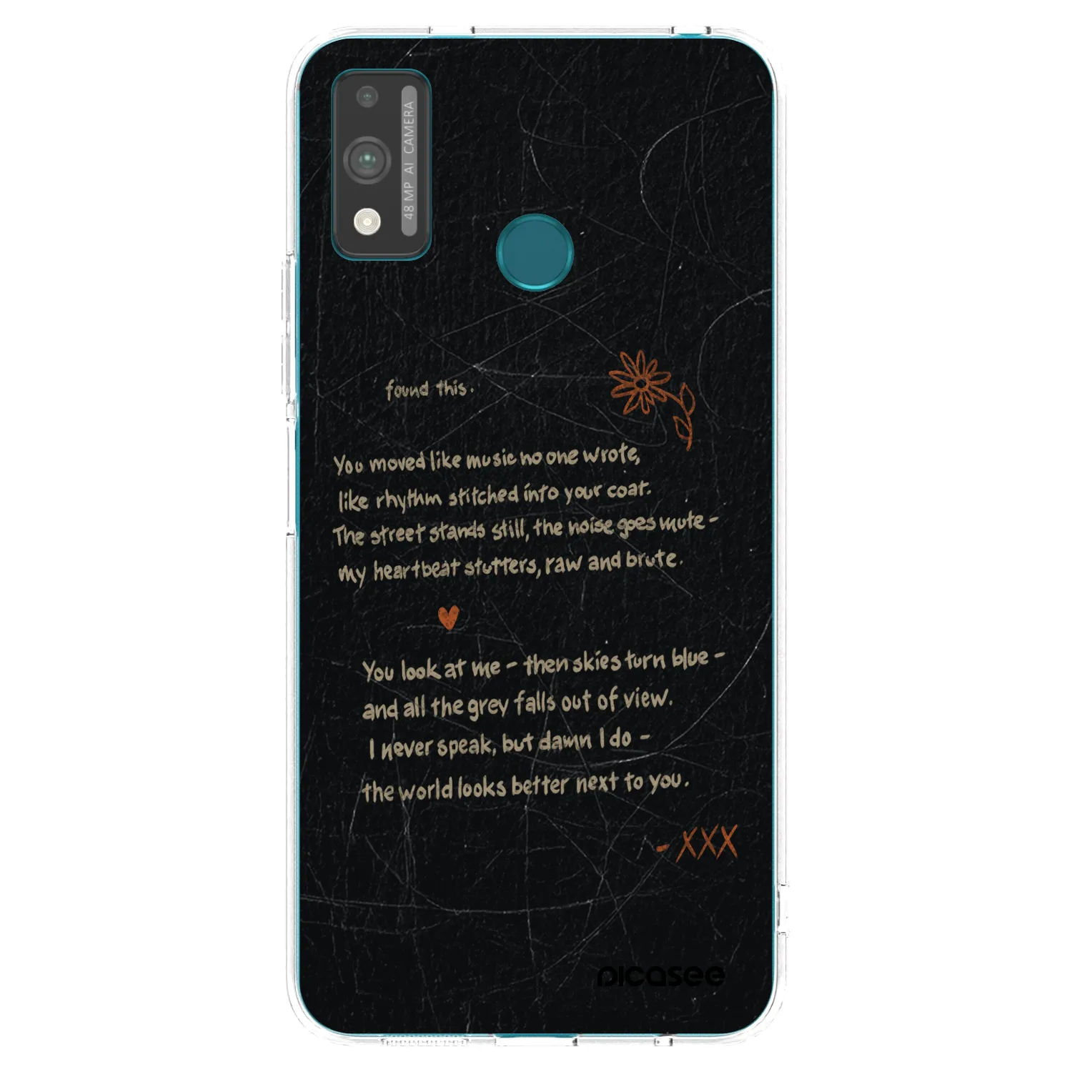 Picasee silikonski prozorni ovitek za Honor 9X Lite - POET