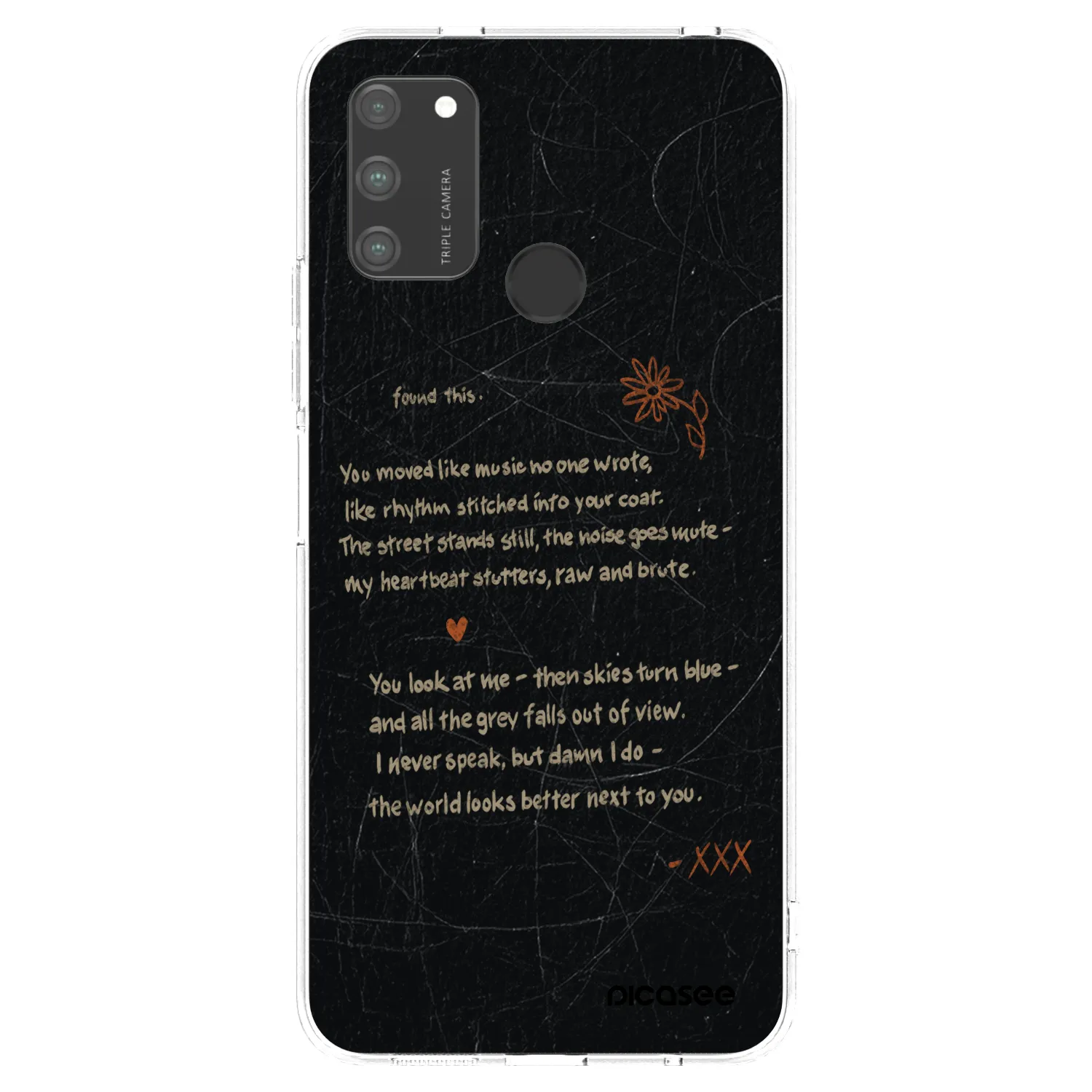 Picasee silikonski prozorni ovitek za Honor 9A - POET