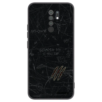Picasee silikonski črni ovitek za Xiaomi Redmi 9 - SCRATCH