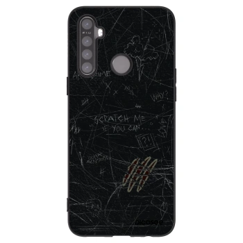 Picasee silikonski črni ovitek za Realme 5 - SCRATCH