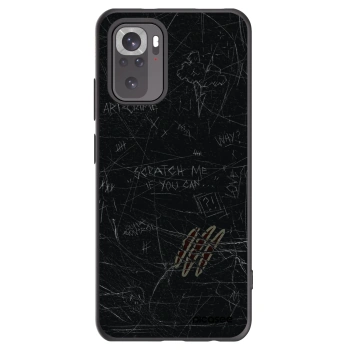 Picasee silikonski črni ovitek za Xiaomi Redmi Note 10S - SCRATCH