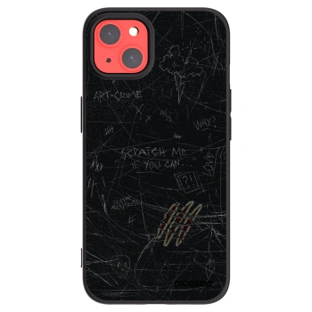 Picasee silikonski črni ovitek za Apple iPhone 13 - SCRATCH