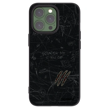 Picasee silikonski črni ovitek za Apple iPhone 13 Pro - SCRATCH