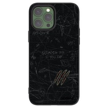 Picasee silikonski črni ovitek za Apple iPhone 13 Pro Max - SCRATCH