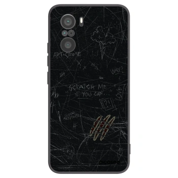 Picasee silikonski črni ovitek za Xiaomi Poco F3 - SCRATCH