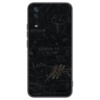 Picasee silikonski črni ovitek za Vivo Y11s - SCRATCH