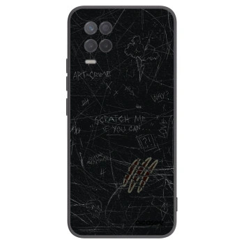 Picasee silikonski črni ovitek za Realme 8 5G - SCRATCH