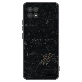 Picasee silikonski črni ovitek za Realme 8i - SCRATCH