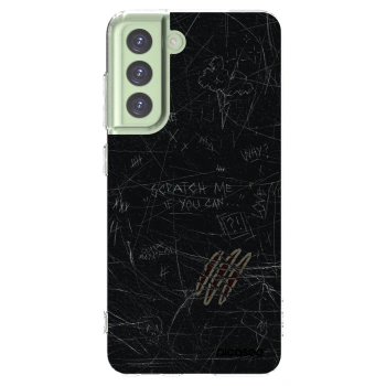 Picasee silikonski prozorni ovitek za Samsung Galaxy S21 FE 5G - SCRATCH