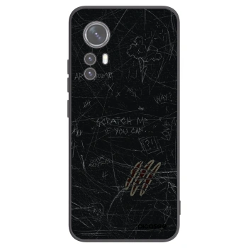 Picasee silikonski črni ovitek za Xiaomi 12 - SCRATCH
