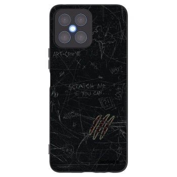 Picasee silikonski črni ovitek za Honor X8 4G - SCRATCH