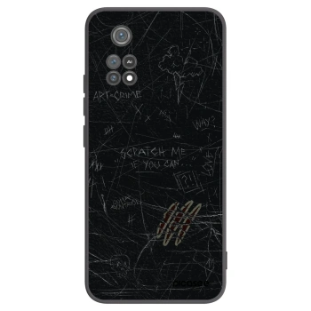 Picasee silikonski črni ovitek za Xiaomi Poco M4 Pro - SCRATCH