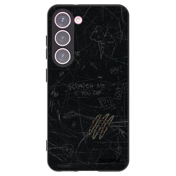 Picasee silikonski črni ovitek za Samsung Galaxy S23 5G - SCRATCH