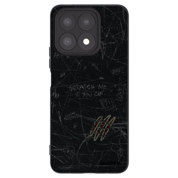 Picasee silikonski črni ovitek za Honor X8a - SCRATCH