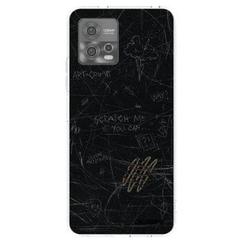 Picasee silikonski prozorni ovitek za Motorola Moto G72 - SCRATCH