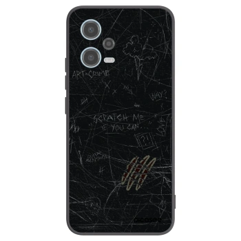 Picasee silikonski črni ovitek za Xiaomi Redmi Note 12 5G - SCRATCH
