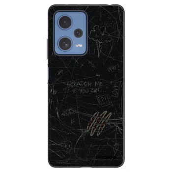 Picasee silikonski črni ovitek za Xiaomi Redmi Note 12 Pro 5G - SCRATCH