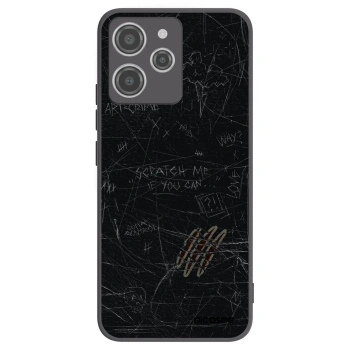 Picasee silikonski črni ovitek za Xiaomi Redmi 12 4G - SCRATCH