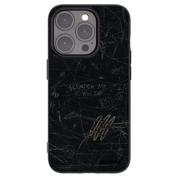 Picasee silikonski črni ovitek za Apple iPhone 15 Pro - SCRATCH