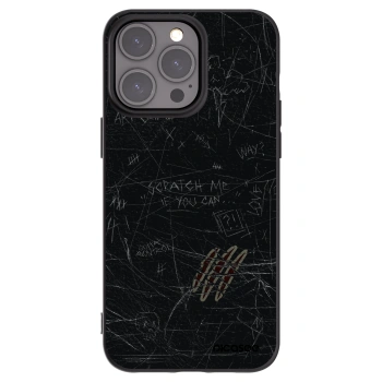 Picasee silikonski črni ovitek za Apple iPhone 15 Pro Max - SCRATCH
