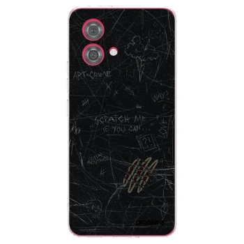 Picasee silikonski prozorni ovitek za Motorola Moto G84 5G - SCRATCH