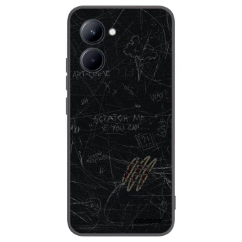 Picasee silikonski črni ovitek za Realme C33 (2023) - SCRATCH