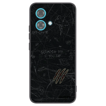 Picasee silikonski črni ovitek za Motorola Edge 40 Neo - SCRATCH