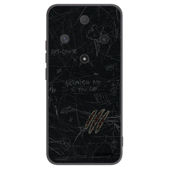 Picasee silikonski črni ovitek za Honor Magic6 Lite 5G - SCRATCH