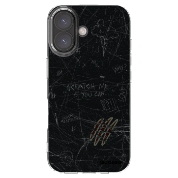 Picasee silikonski prozorni ovitek za Apple iPhone 16 - SCRATCH