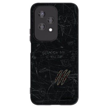Picasee silikonski črni ovitek za Honor 200 Lite - SCRATCH